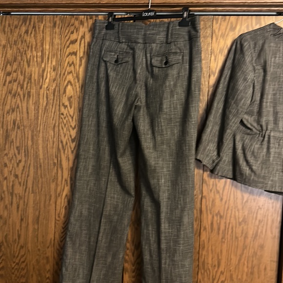 EUC JESSICA WOMENS SZ 12 2 pce suit in neutral bl/white/charcoal - Picture 11 of 14